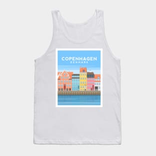 Copenhagen Canal Houses, Denmark Tank Top